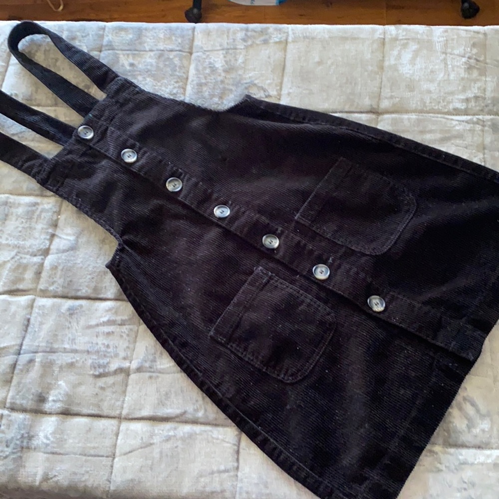 Blue spice button down dress.